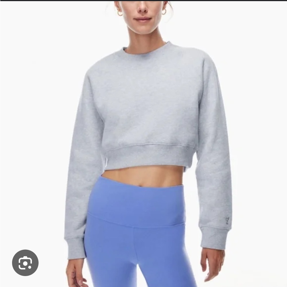 Aritzia Tna AiryAF Fleece Raglan Cropped Sweatshirt
